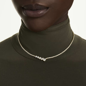 Swarovski Mesmera kaulakoru, keltakullattu ja kirkkaat zirkonit, 5747931