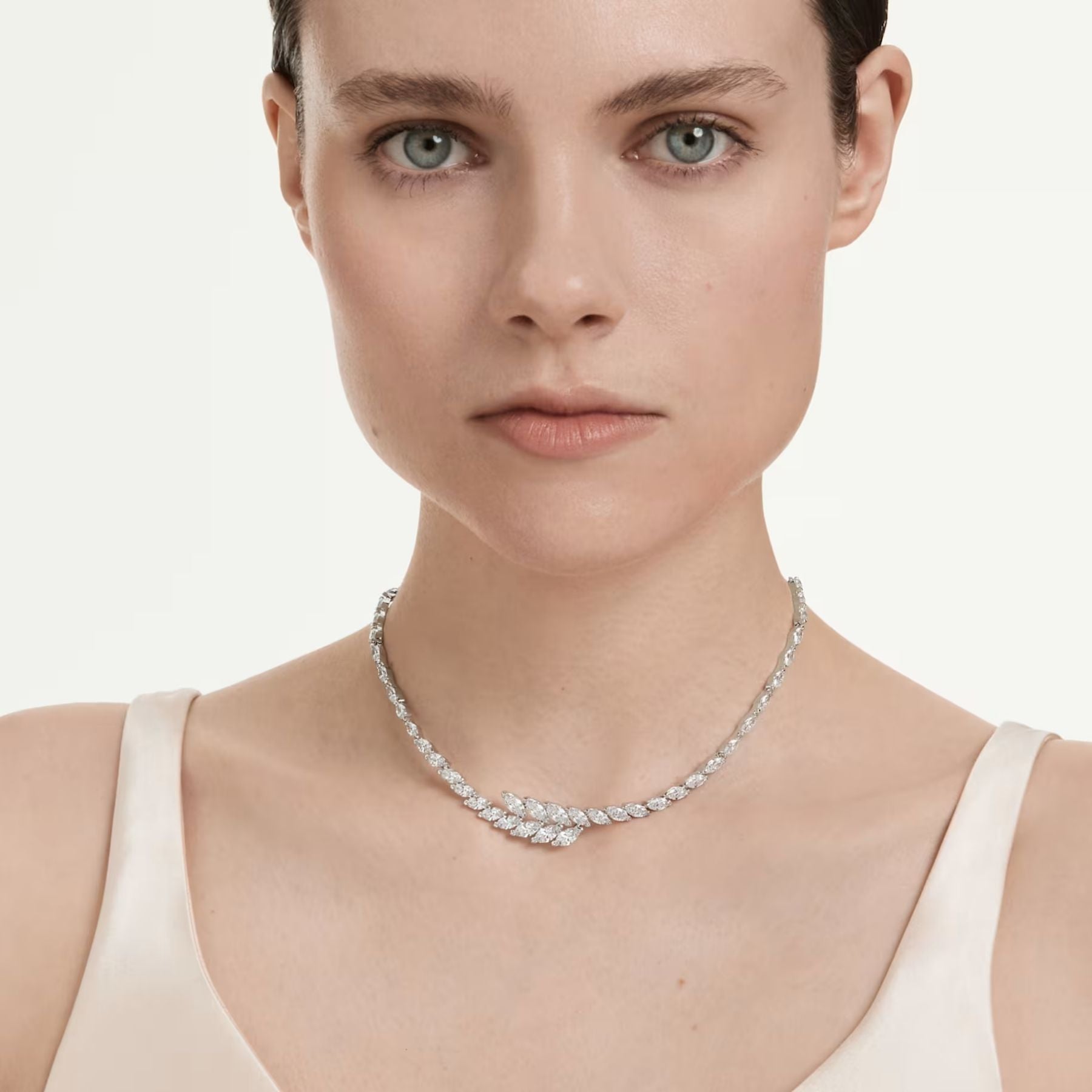 Swarovski Mesmera kaulakoru, vaalea metalli ja kirkkaat zirkonit, 5748004