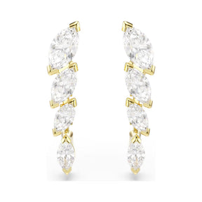 Swarovski Mesmera korusetti, kaulakoru ja korvakorut, keltakullattu ja kirkkaat zirkoniat, 5764868