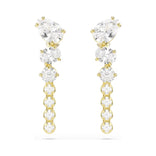 Swarovski Mesmera korvakorut, keltakullattu ja kirkkaat zirkonit, 5747936