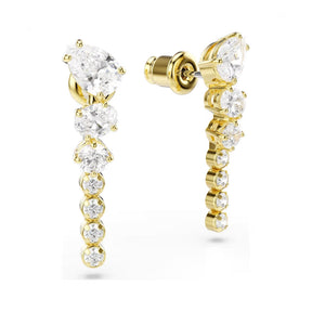 Swarovski Mesmera korvakorut, keltakullattu ja kirkkaat zirkonit, 5747936