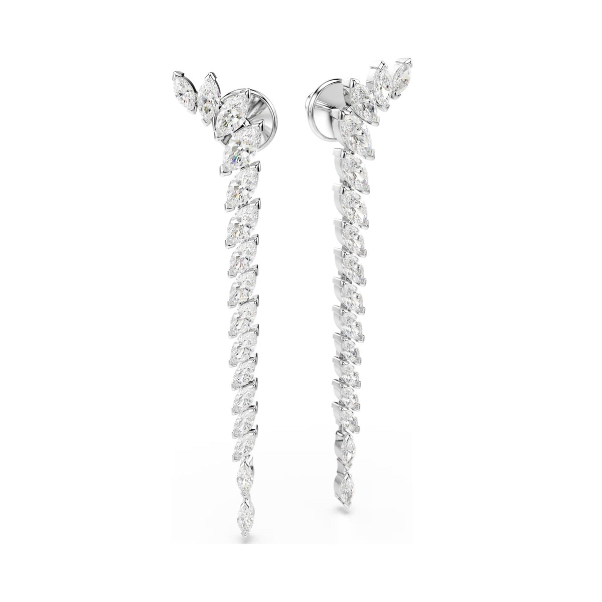 Swarovski Mesmera korvakorut, vaalea metalli ja kirkkaat zirkonit, 5748006