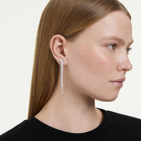 Swarovski Mesmera korvakorut, vaalea metalli ja kirkkaat zirkonit, 5748006