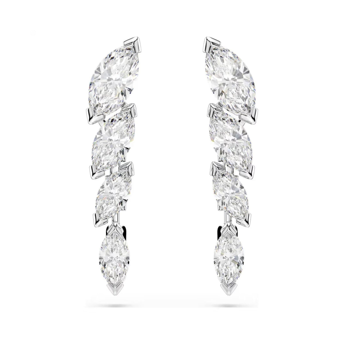 Swarovski Mesmera korvakorut, vaalea metalli ja kirkkaat zirkonit, 5748007