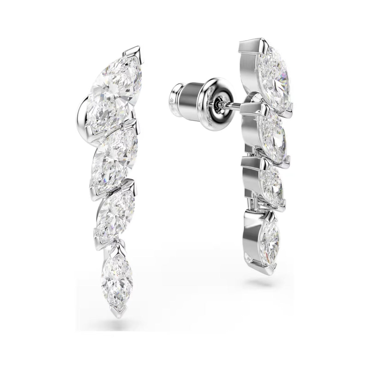Swarovski Mesmera korvakorut, vaalea metalli ja kirkkaat zirkonit, 5748007
