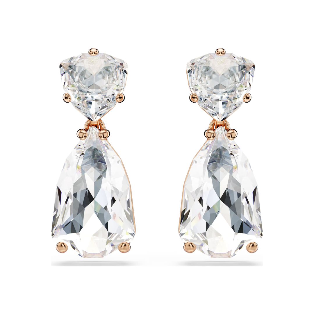 Swarovski Mesmera korvakorut, rosekullattu ja kirkkaat kristallit, 5727999