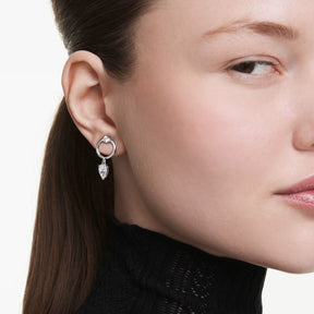 Swarovski Mesmera korvakorut, vaalea metalli ja kirkkaat kristallit 5723177