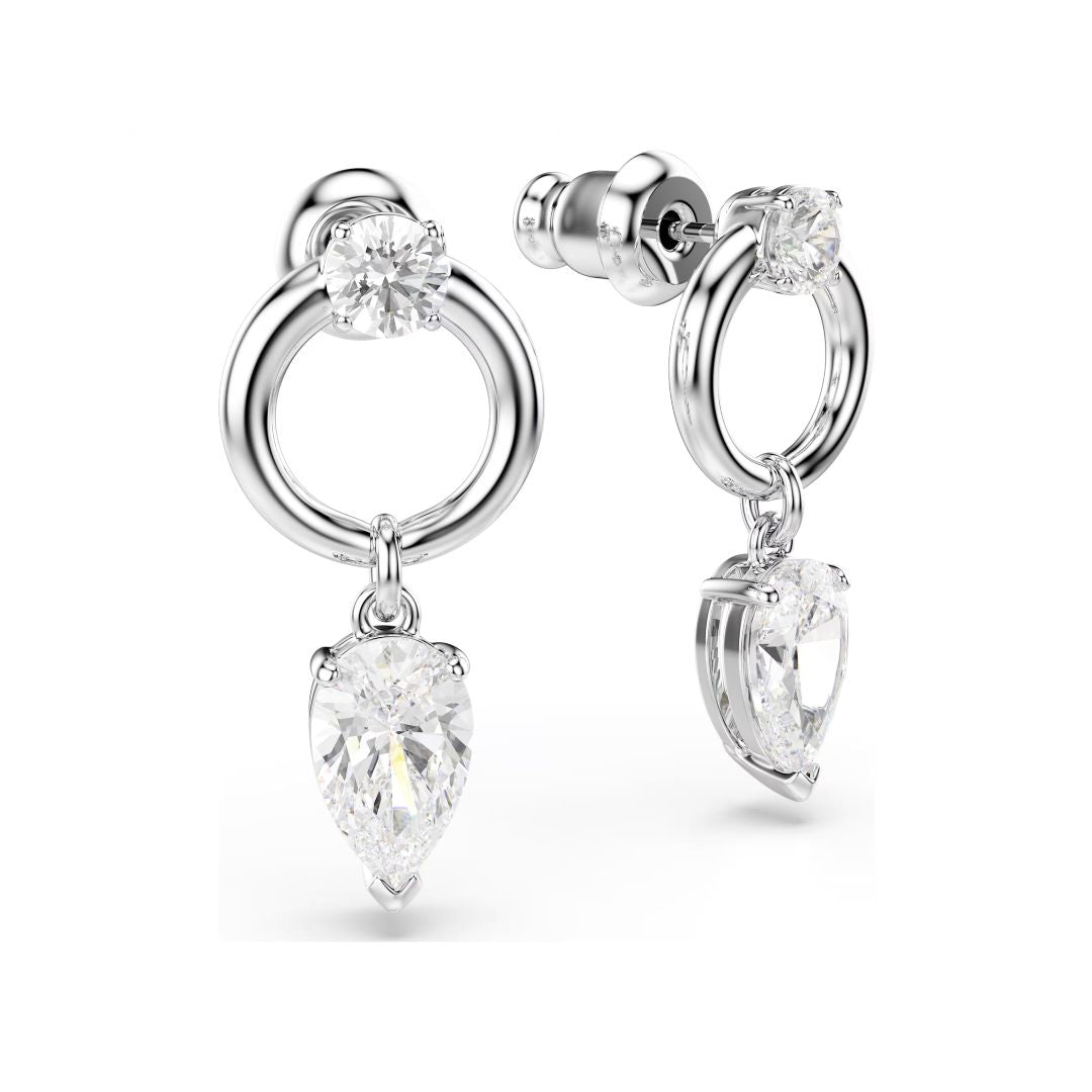 Swarovski Mesmera korvakorut, vaalea metalli ja kirkkaat kristallit 5723177