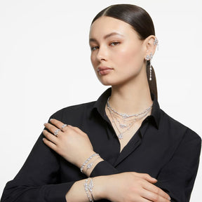 Swarovski Mesmera korvakorut, vaalea metalli ja kirkkaat kristallit 5737462