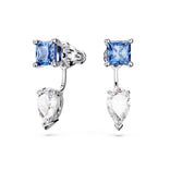 Swarovski Mesmera korvakorut, vaalea metalli kirkkailla ja sinisillä kristalleilla, 5665767