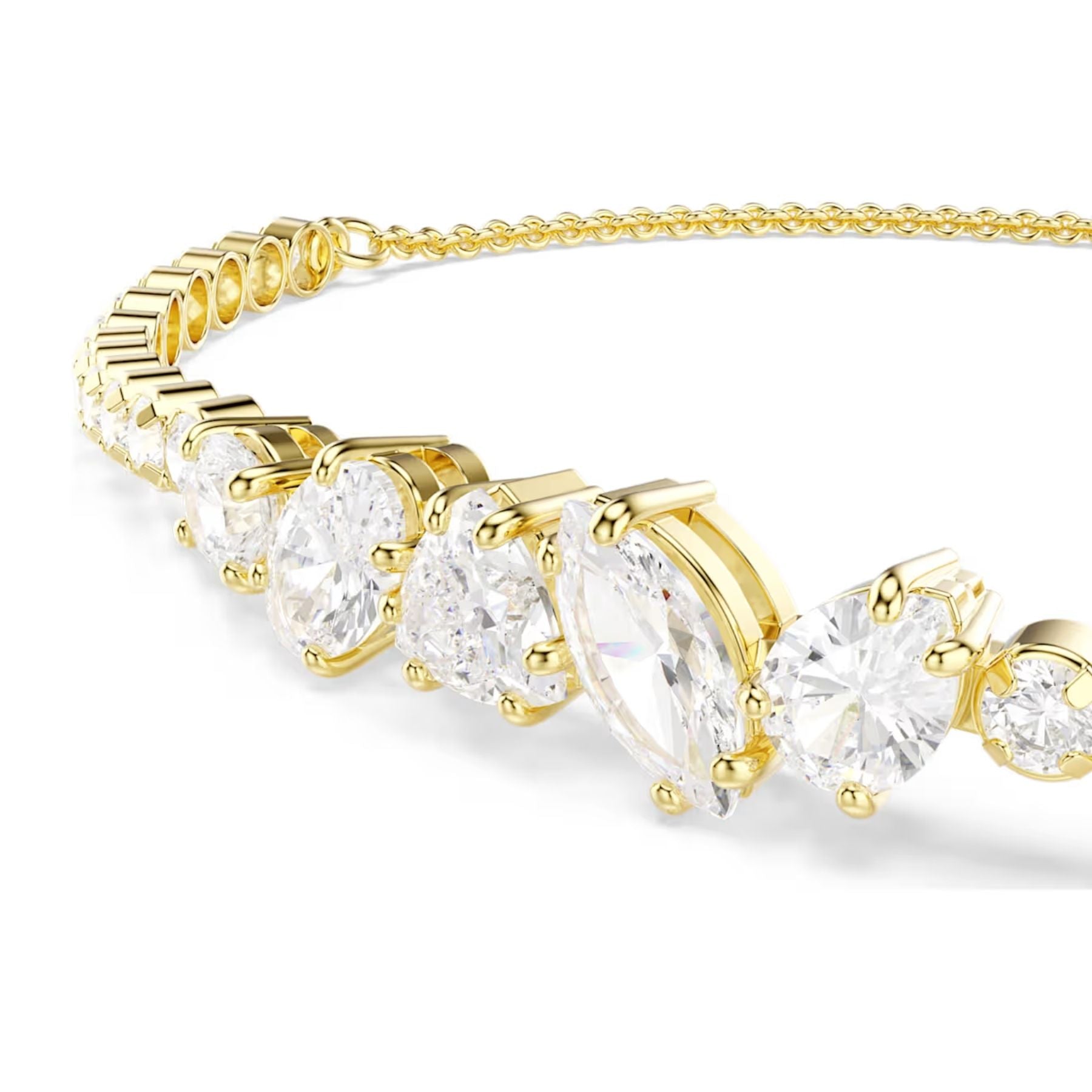 Swarovski Mesmera rannekoru, keltakullattu ja kirkkaat zirkonit, 5747939