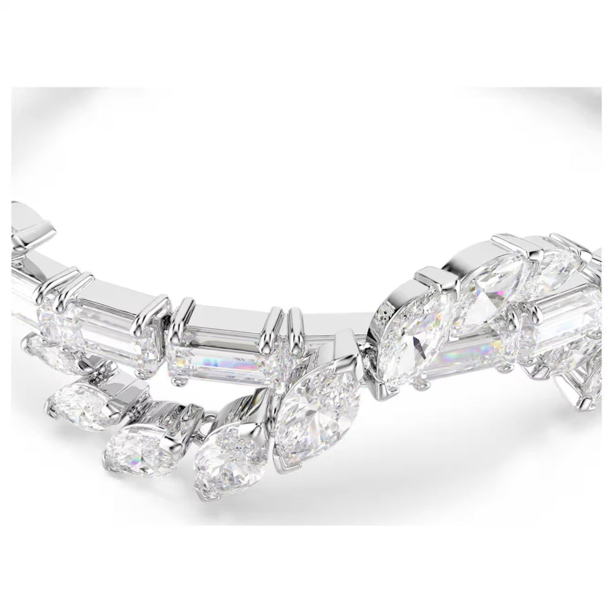 Swarovski Mesmera rannekoru, vaalea metalli ja kirkkaat zirkoniat, 5754818