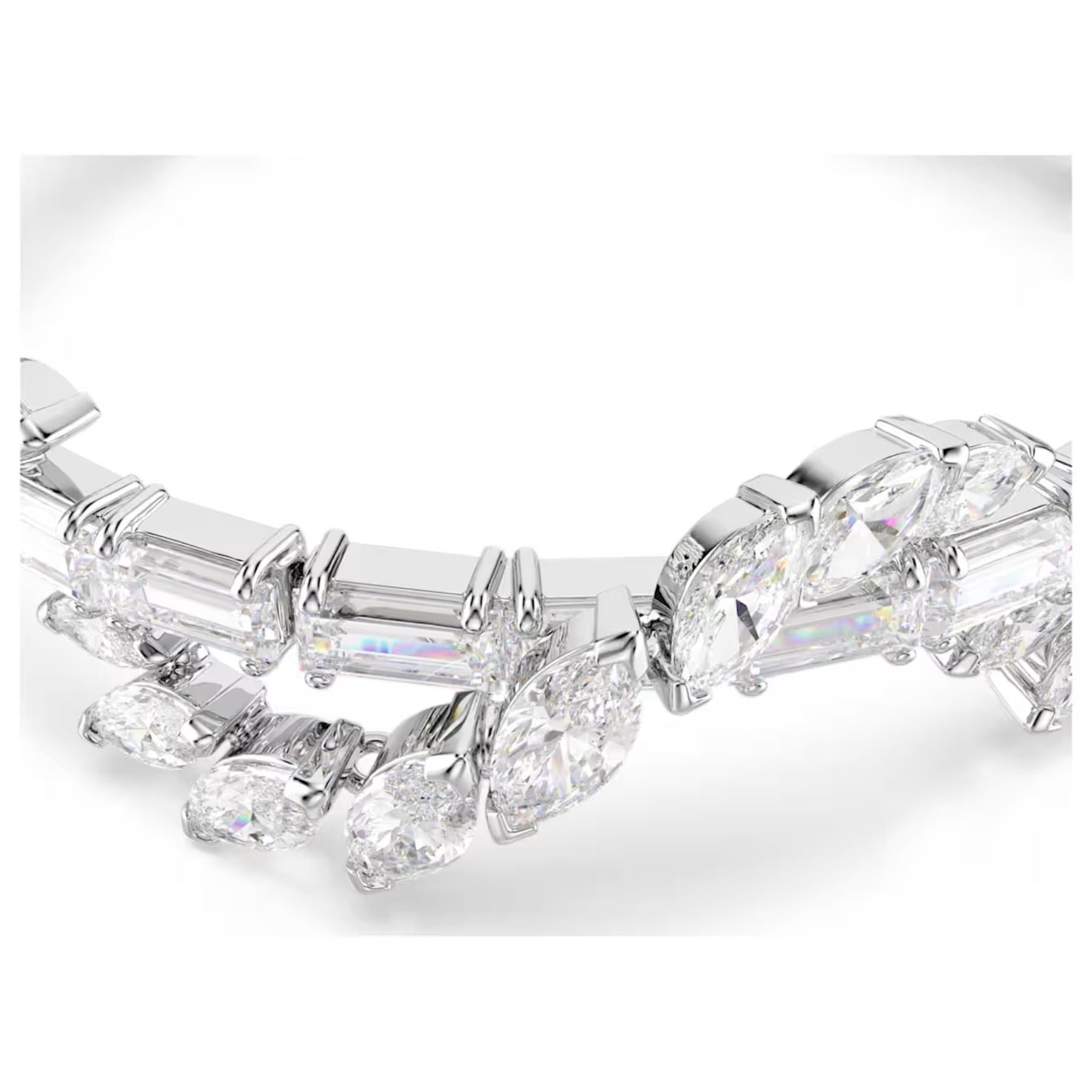 Swarovski Mesmera rannekoru, vaalea metalli ja kirkkaat zirkoniat, 5754818