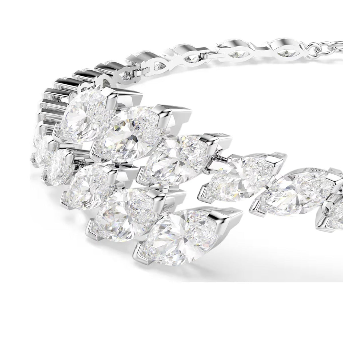 Swarovski Mesmera rannekoru, vaalea metalli ja kirkkaat zirkonit, 5748014