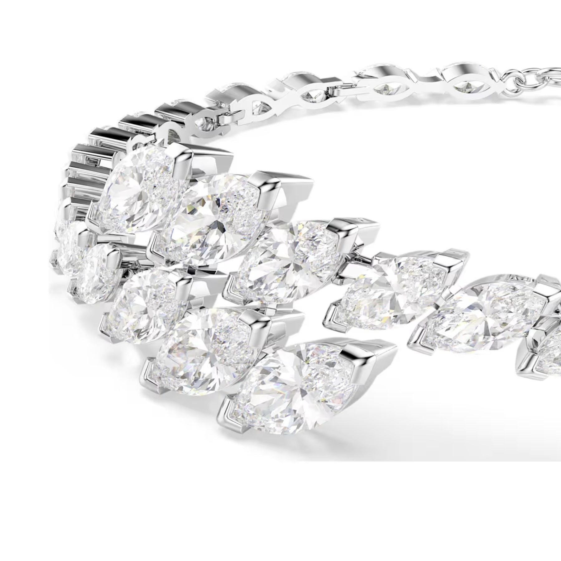 Swarovski Mesmera rannekoru, vaalea metalli ja kirkkaat zirkonit, 5748014