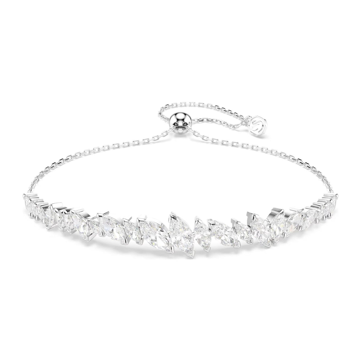 Swarovski Mesmera rannekoru, vaalea metalli ja kirkkaat zirkonit, 5748650