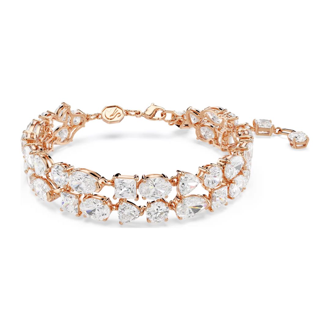 Swarovski Mesmera rannekoru, rosekullattu ja kirkkaat zirkonit 5728002