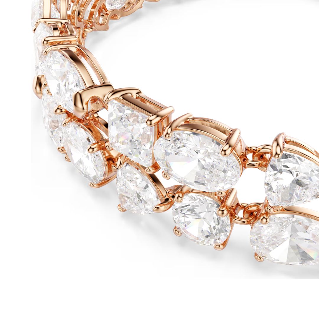 Swarovski Mesmera rannekoru, rosekullattu ja kirkkaat zirkonit 5728002