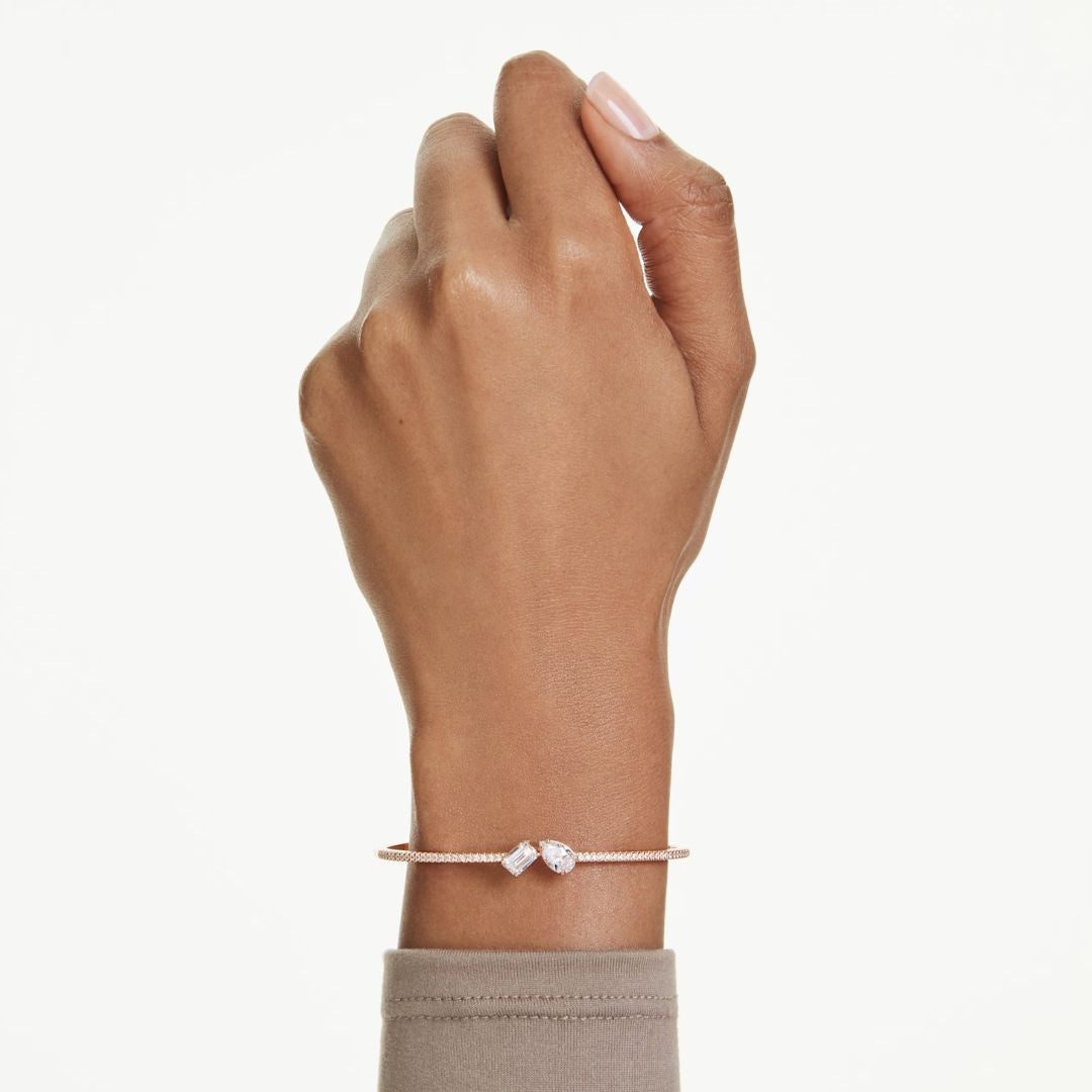 Swarovski Mesmera rannekoru, ruusukullanväri ja kirkkaat kristallit 5734247