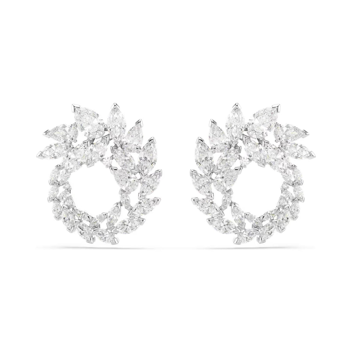Swarovski Mesmera rengaskorvakorut, vaalea metalli ja kirkkaat zirkonit, 5748008