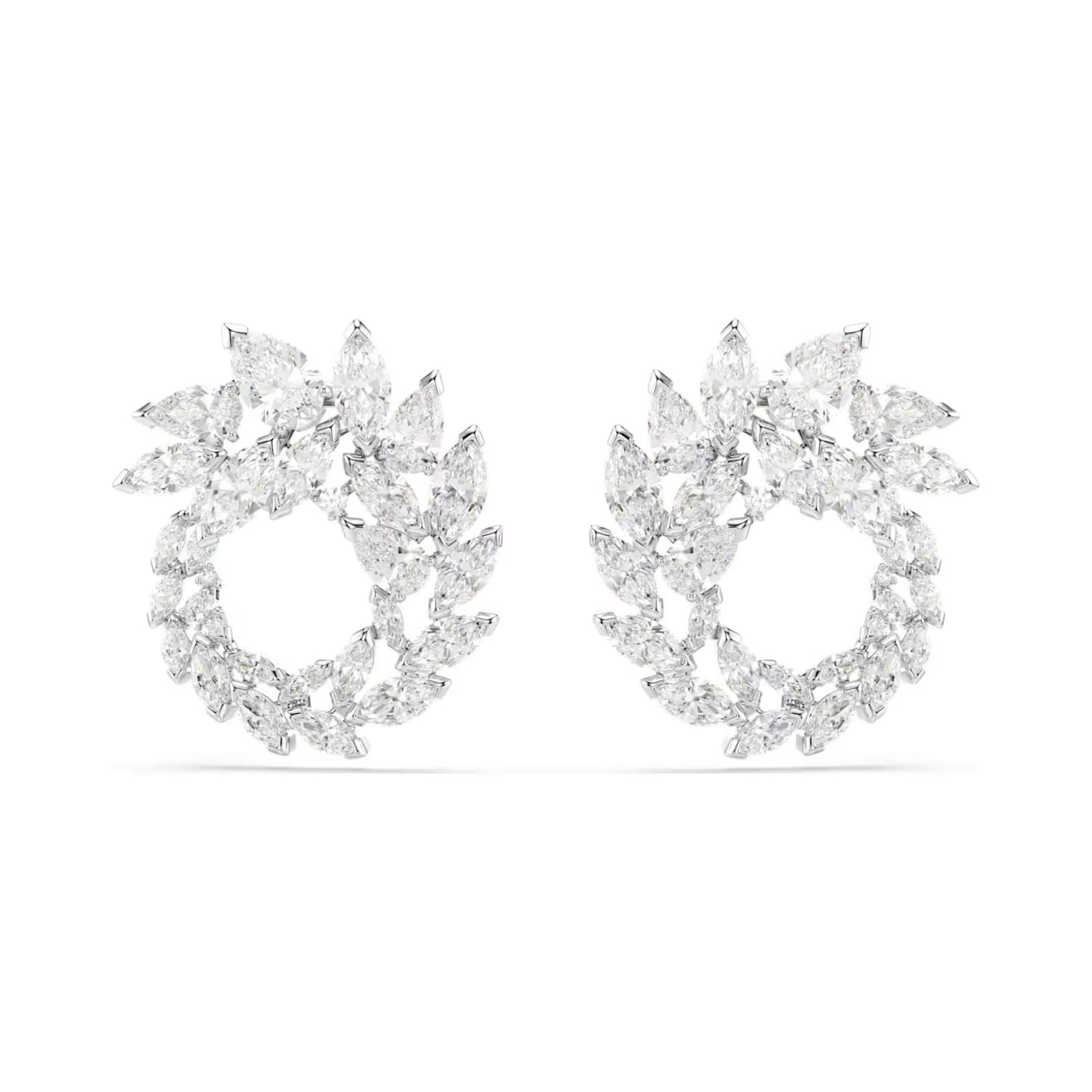 Swarovski Mesmera rengaskorvakorut, vaalea metalli ja kirkkaat zirkonit, 5748008