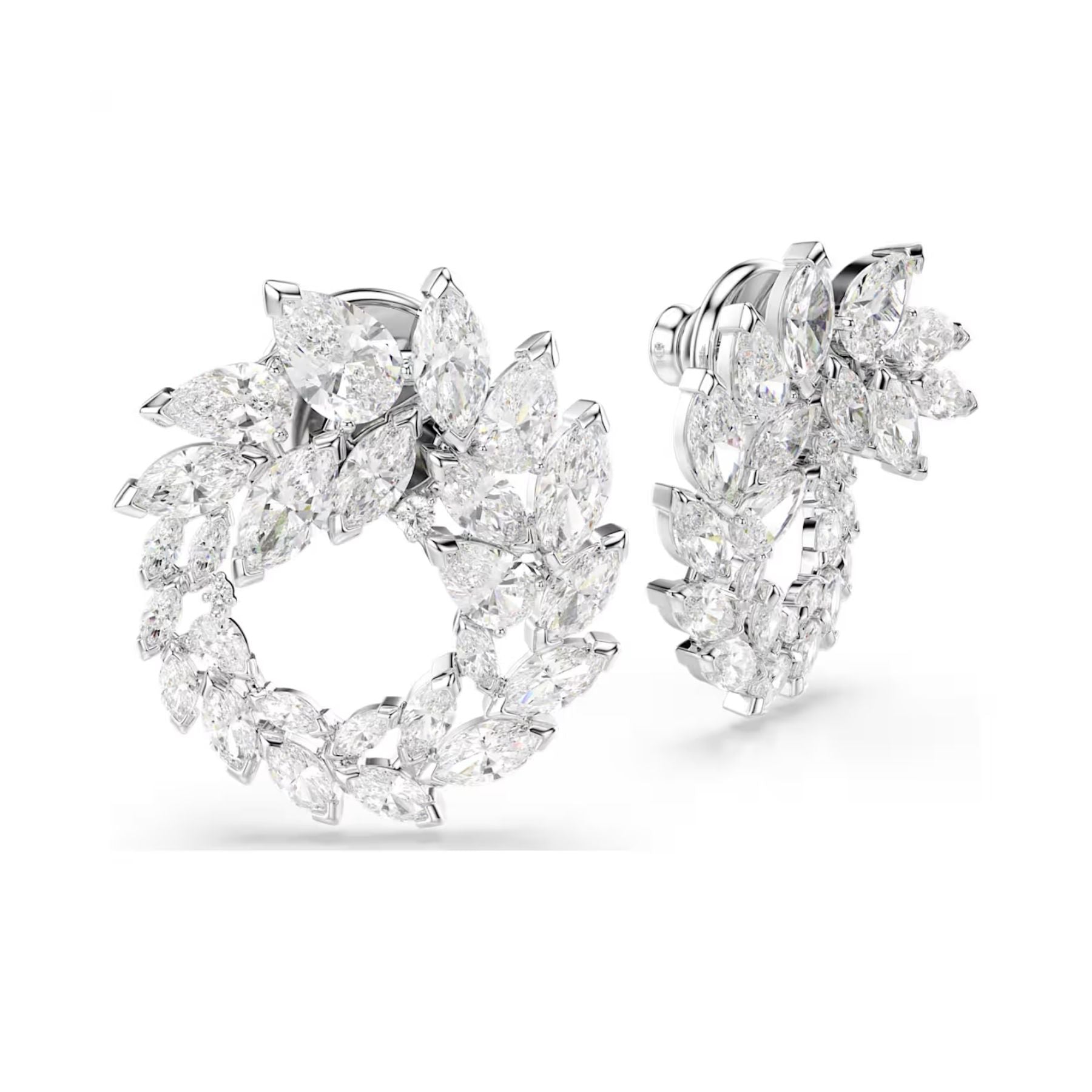 Swarovski Mesmera rengaskorvakorut, vaalea metalli ja kirkkaat zirkonit, 5748008