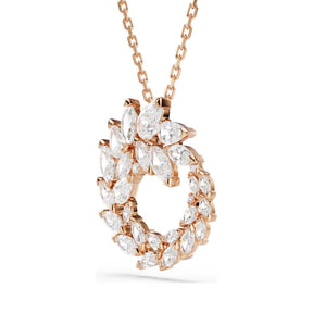 Swarovski Mesmera riipus, rosekullattu ja kirkkaat zirkoniat, 5764188