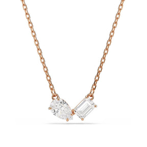 Swarovski Mesmera riipus ja korvakorut, ruusukullanväri ja kirkkaat kristallit 5734246