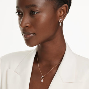 Swarovski Mesmera riipus ja korvakorut, ruusukullanvärinen ja kirkkaat kristallit 5733808