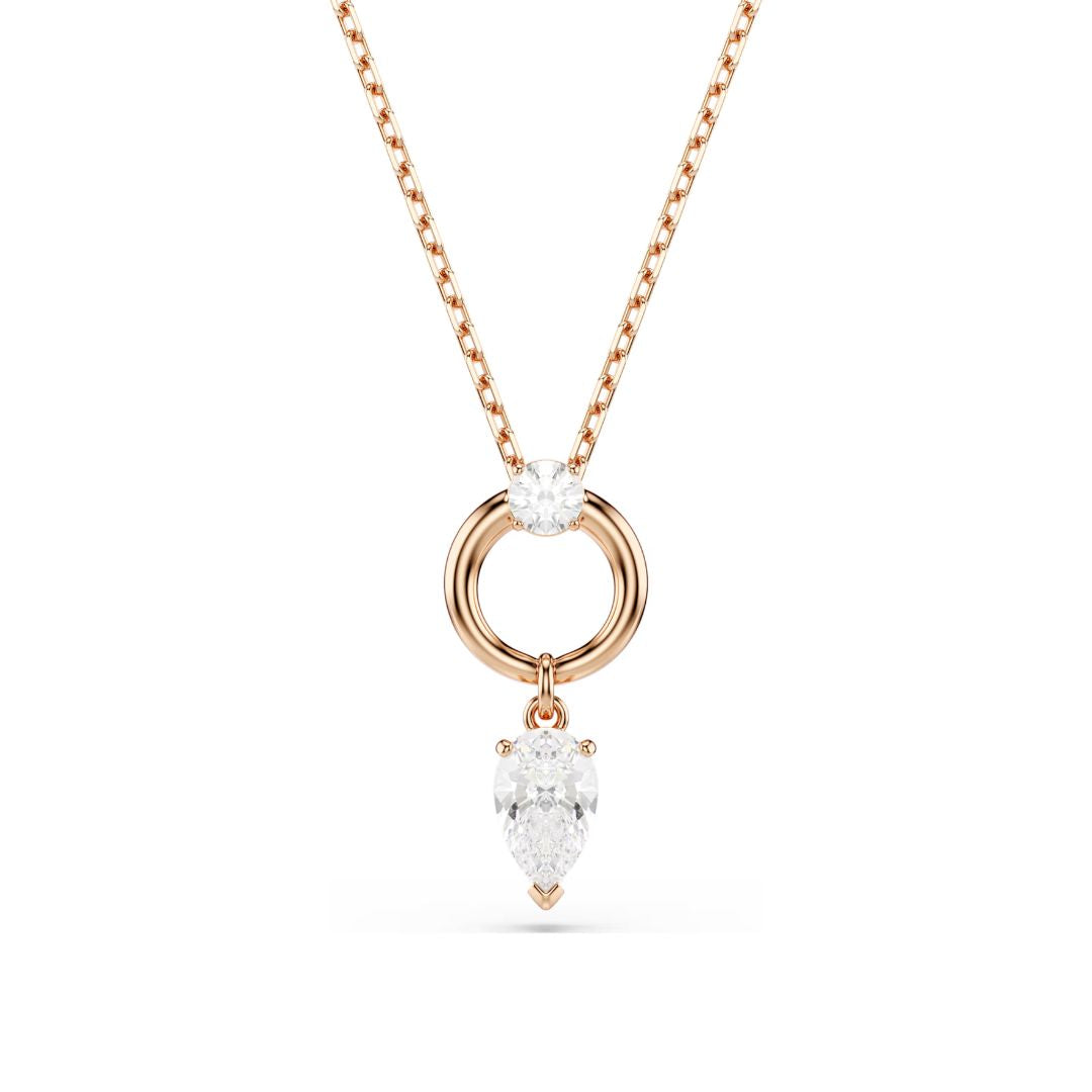 Swarovski Mesmera riipus ja korvakorut, ruusukullanvärinen ja kirkkaat kristallit 5733808