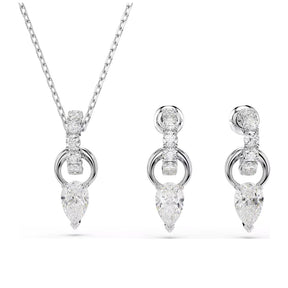 Swarovski Mesmera riipus ja korvakorut, vaalea metalli ja kirkkaat kristallit 5723197