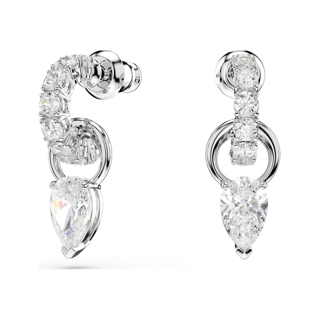 Swarovski Mesmera riipus ja korvakorut, vaalea metalli ja kirkkaat kristallit 5723197