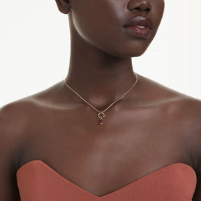 Swarovski Mesmera riipus, keltakullanvärinen ja punaiset kristallit 5732487