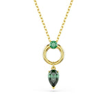 Swarovski Mesmera riipus, keltakullanvärinen ja vihreät kristallit 5732484
