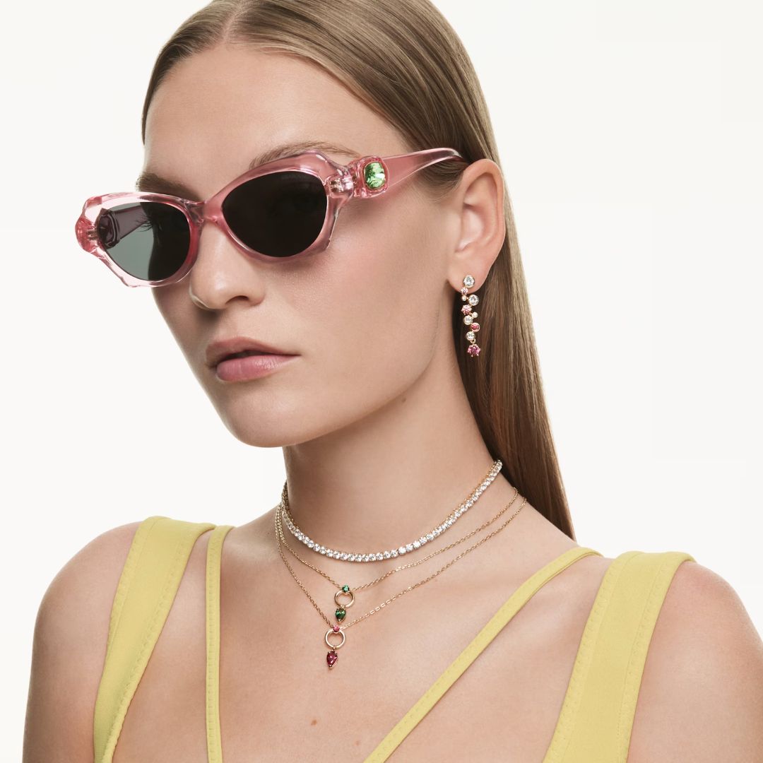 Swarovski Mesmera riipus, keltakullanvärinen ja vihreät kristallit 5732484