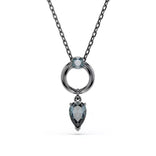 Swarovski Mesmera riipus, tumma metalli ja harmaat kristallit 5732491
