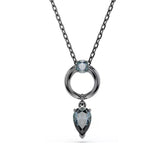 Swarovski Mesmera riipus, tumma metalli ja harmaat kristallit 5732491