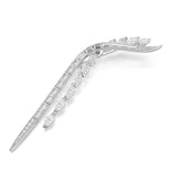 Swarovski Mesmera rintakoru, vaalea metalli ja kirkkaat zirkonit, 5761004