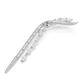 Swarovski Mesmera rintakoru, vaalea metalli ja kirkkaat zirkonit, 5761004