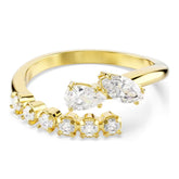 Swarovski Mesmera sormus, keltakullattu ja kirkkaat zirkonit, 5747986
