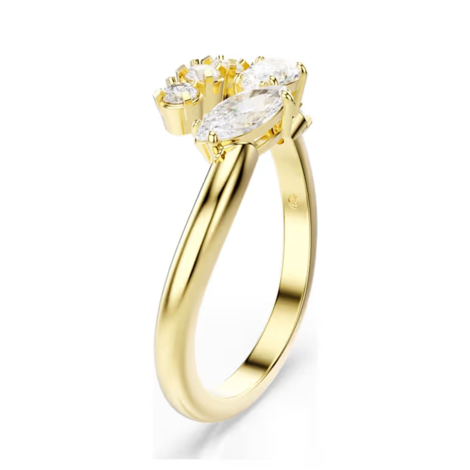 Swarovski Mesmera sormus, keltakullattu ja kirkkaat zirkonit, 5747986