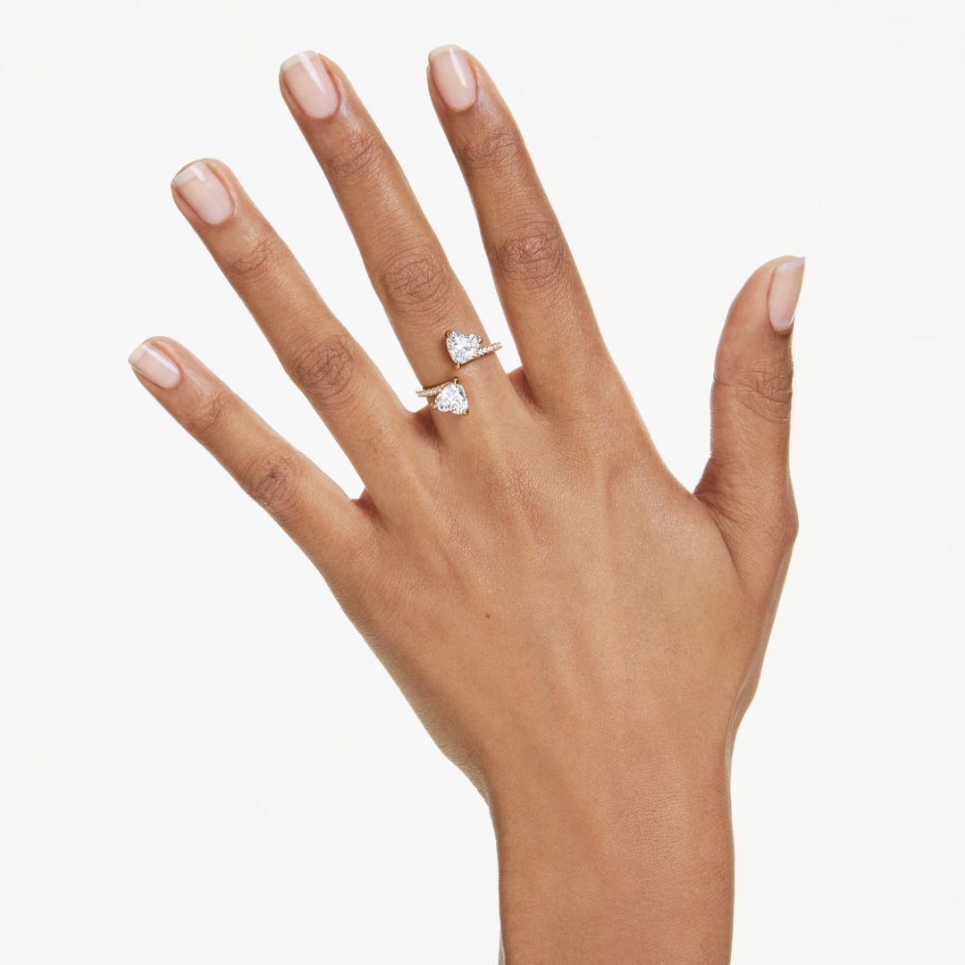 Swarovski Mesmera sormus, keltakullanvärinen ja kirkkaat kristallit