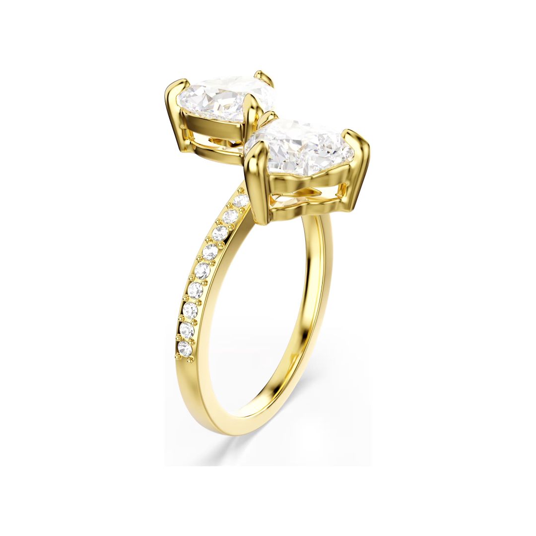 Swarovski Mesmera sormus, keltakullanvärinen ja kirkkaat kristallit