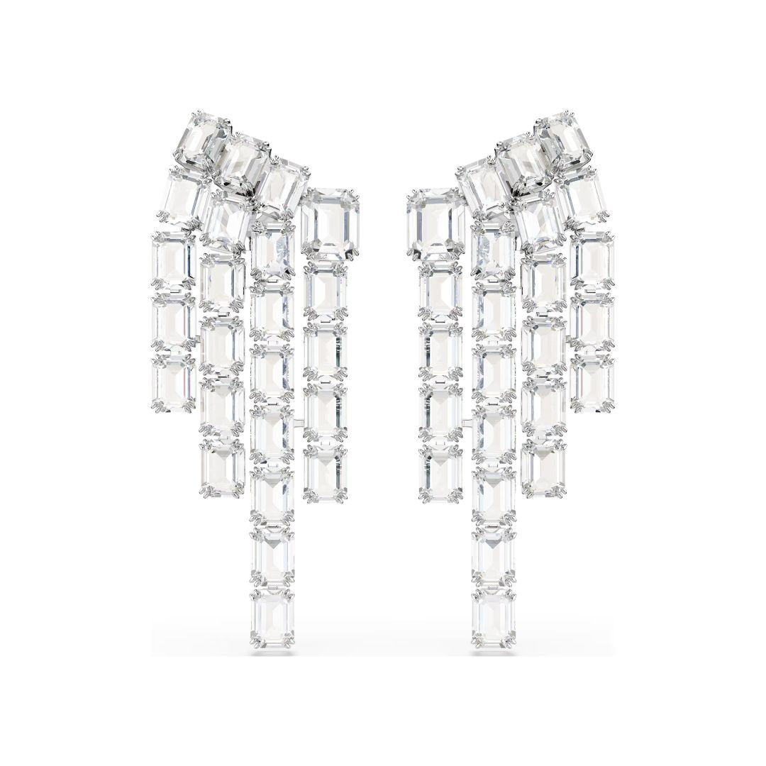 Swarovski Millenia Clip korvakorut, vaalea metalli ja kirkkaat kristallit, 5705796