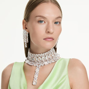 Swarovski Millenia Clip korvakorut, vaalea metalli ja kirkkaat kristallit, 5705796