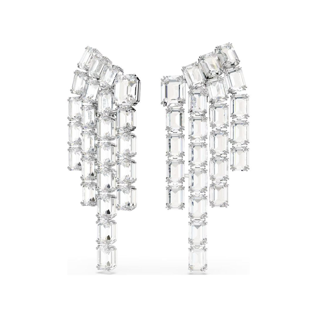 Swarovski Millenia Clip korvakorut, vaalea metalli ja kirkkaat kristallit, 5705796