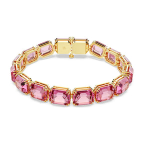 Swarovski Millenia Tennis rannekoru, keltakullanväri ja pinkit kristallit 5683428