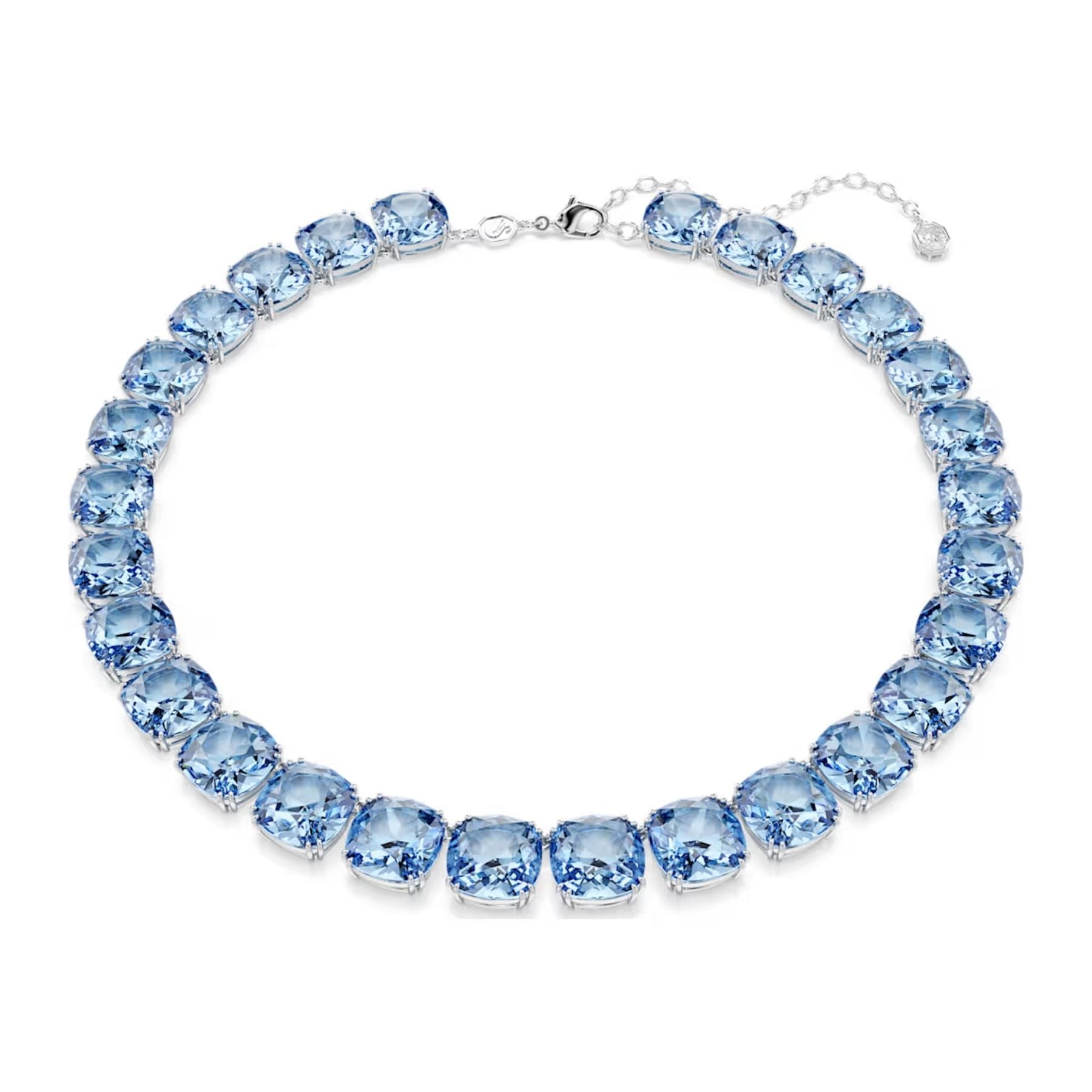 Swarovski Millenia kaulakoru, vaalea metalli ja siniset kristallit, 5760058