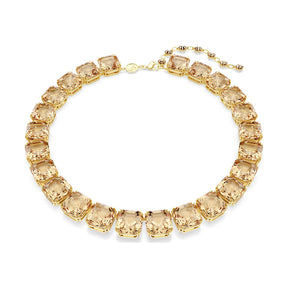 Swarovski Millenia kaulakoru, keltakullanväri ja ruskeat kristallit 5718357