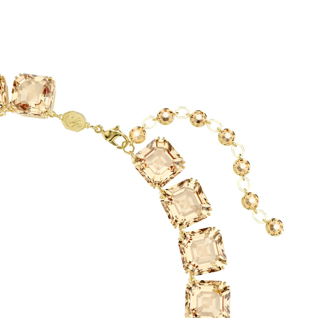 Swarovski Millenia kaulakoru, keltakullanväri ja ruskeat kristallit 5718357